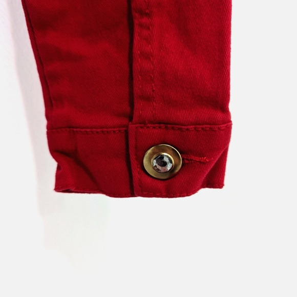 Cato Red Jacket w/ Gold Buttons Size S - Picture 4 of 4